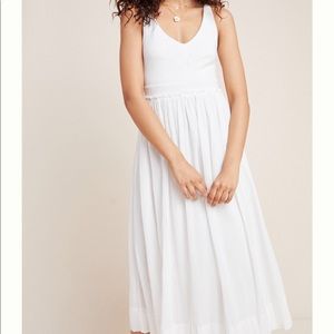 Anthropologie Elina Woven Dress white in 2X
